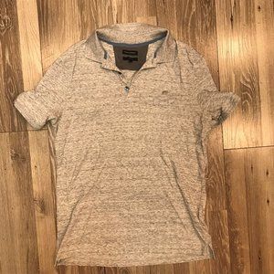Banana Republic Gray-Scale Polo